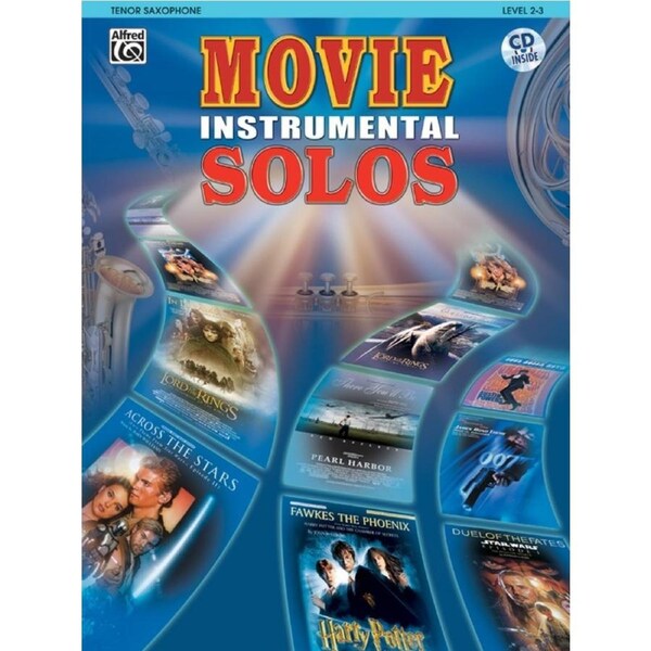 Movie Inst Solos Tenor Sax Book/CD