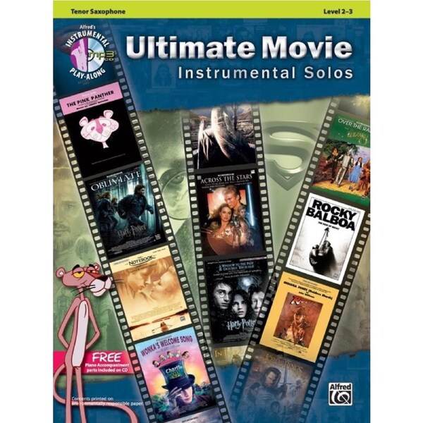 Ultimate Movie Inst Solos Tenor Sax Book/CD