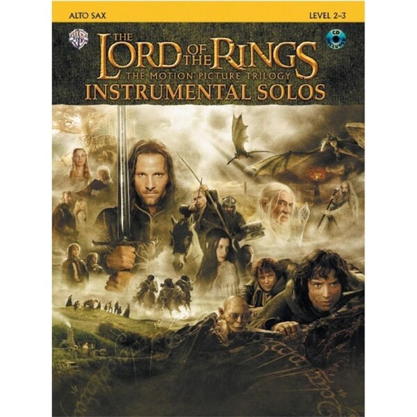 Lord Of The Rings Inst Solos Alto Sax Book/CD