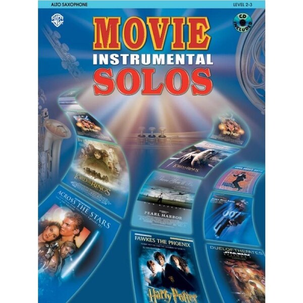 Movie Inst Solos Alto Sax Book/CD