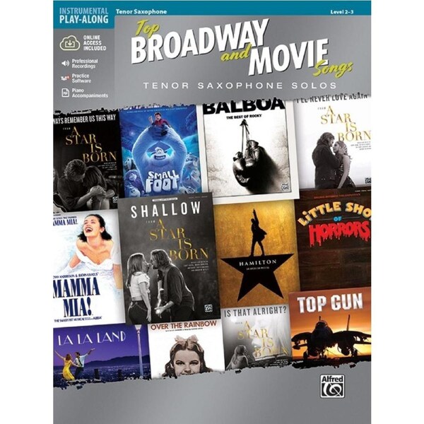 Top Broadway And Movie Songs Tenor Sax Solo Bookoa