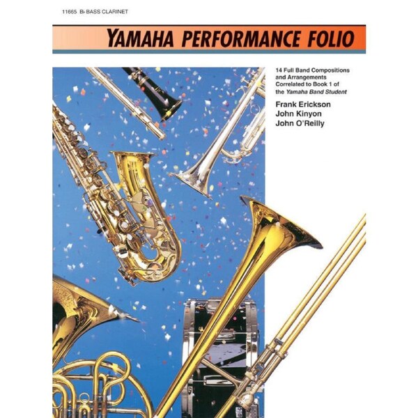 Yamaha Performance Folio for Bb Bass Clarinet - Clarinet Sheet Music