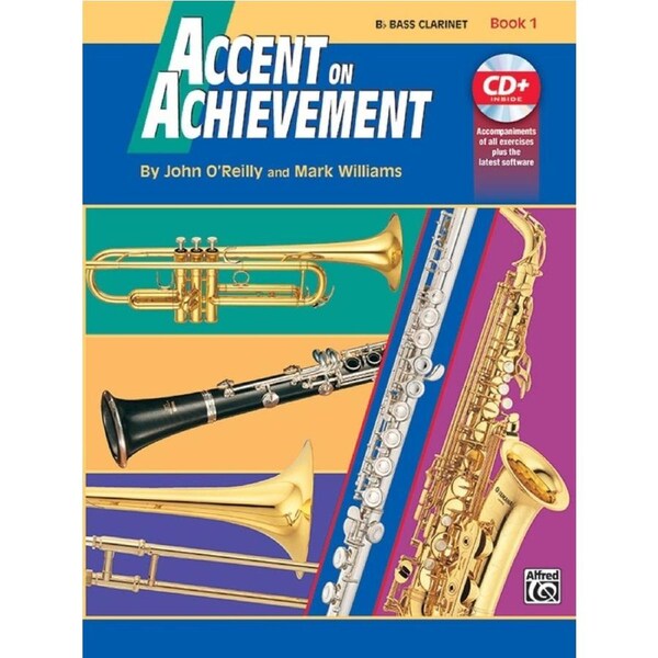 Accent On Achievement Book 1 B Flat Bass Clarinet Book/CD