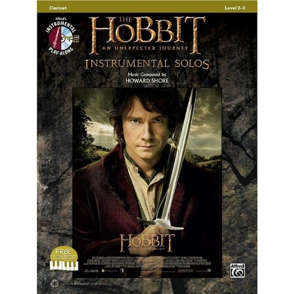 Hobbit Instrumental Solos Clarinet Book/CD
