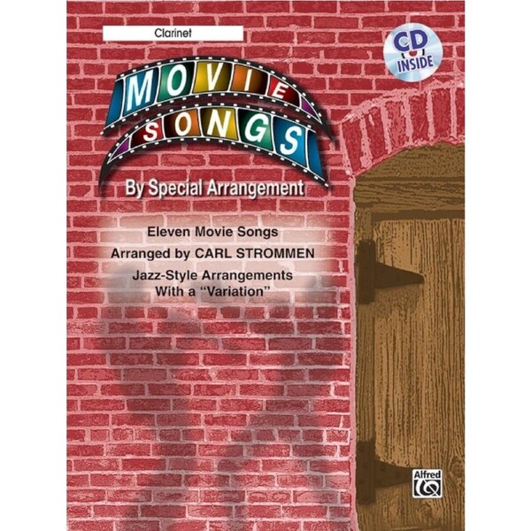Movie Songs By Special Arrangement Clarinet Book/CD