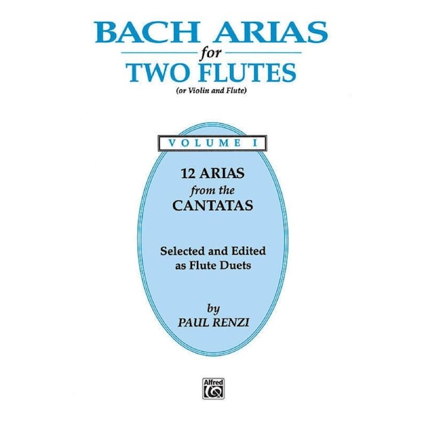 Bach Arias For Two Flutes Volume 1