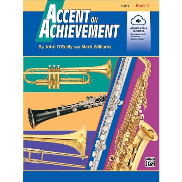 Accent on Achievement Book 1 for Flute by John O'Reilly and Mark Williams - Alfred Music