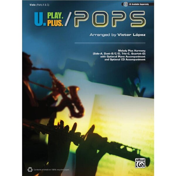 U Play Plus Pops Viola Sheet Music by Victor López