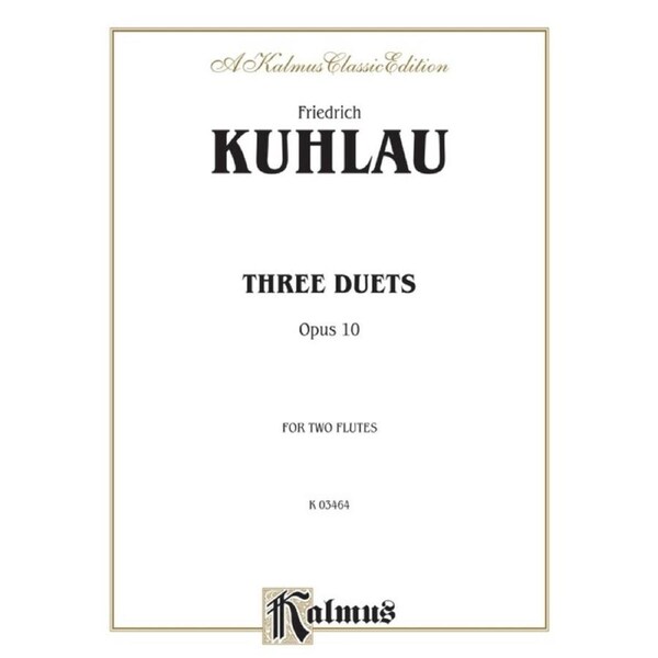 Three Duets Opus 10 For Two Flutes