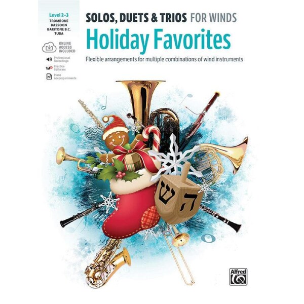 Solos Duets & Trios: Holiday Favorites for Trb/BC/Bsn/Tuba - Various Galliford Bill Alfred 48018