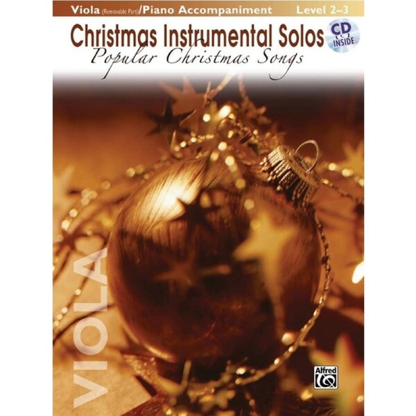 Christmas Solos Popular Songs Viola Book/CD