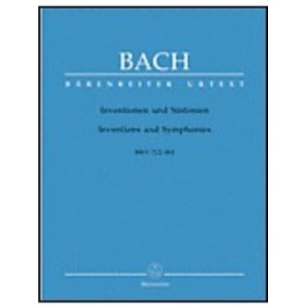Bach Inventions and Sinfonias BWV 772-801 Piano Sheet Music