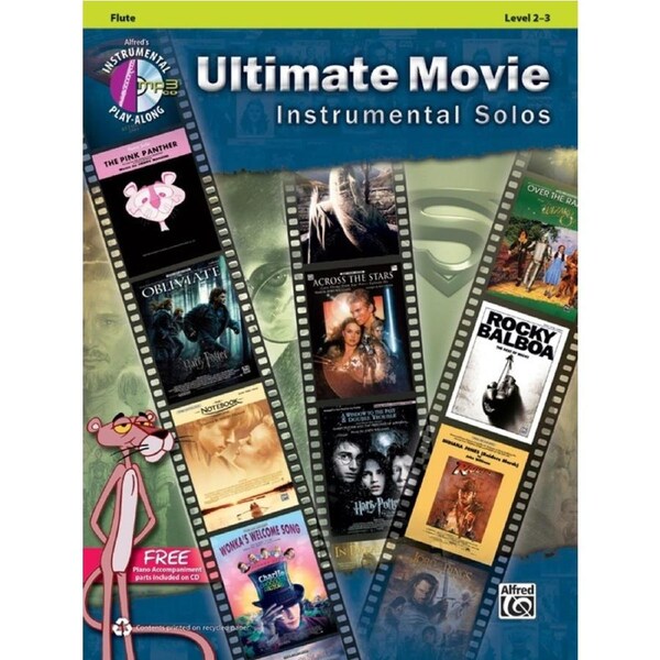 Ultimate Movie Inst Solos Flute Book/CD