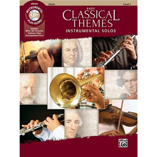 Easy Classical Themes Inst Solos Violin Book/CD