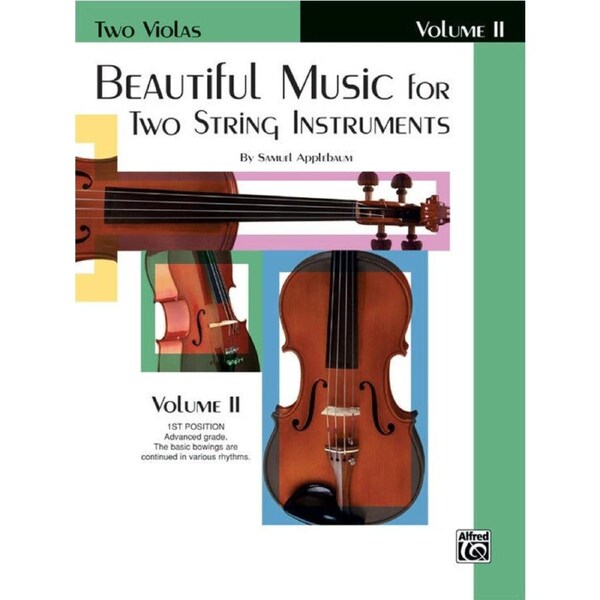 Beautiful Music for Two String Instruments Volume 2 - Two Violas Sheet Music