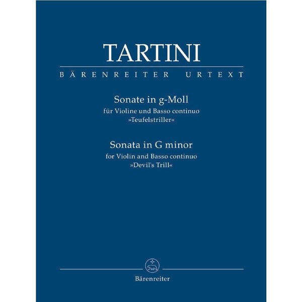 Sonata in G Minor "Devil's Trill" for Violin and Continuo - Scholarly Edition