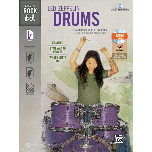 Alfred Rock Ed. Led Zeppelin Drums BK/DVD-ROM