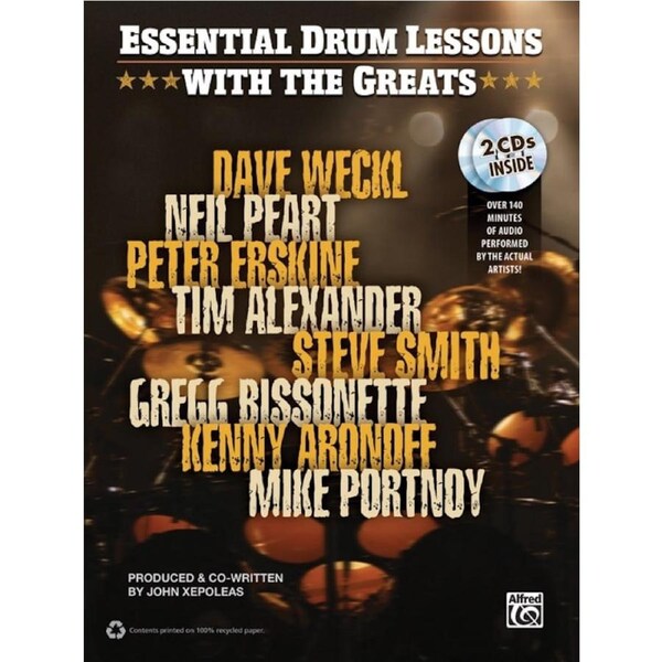 Essential Drum Lessons With The Greats Book/2CDs