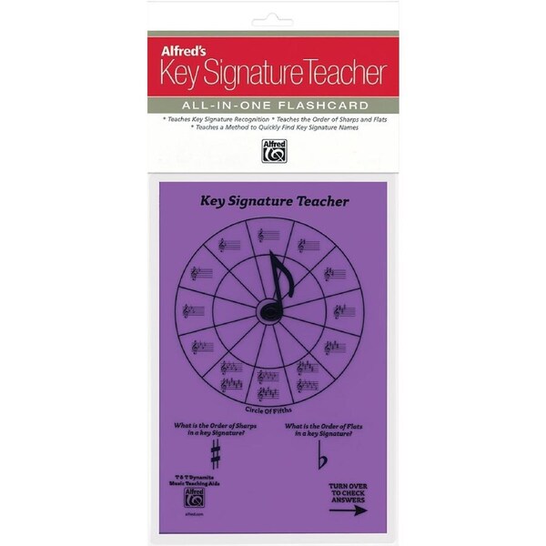Alfreds Key Signature Teacher All In One Flashcard