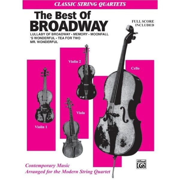 The Best Of Broadway For String Quartet