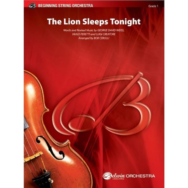 Lion Sleeps Tonight String Orchestra Arr Cerulli Beginni