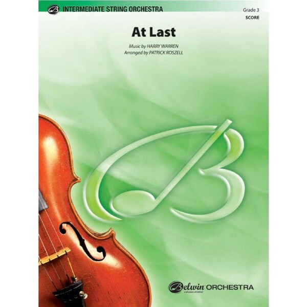 At Last String Orchestra Sheet Music by Warren Harry