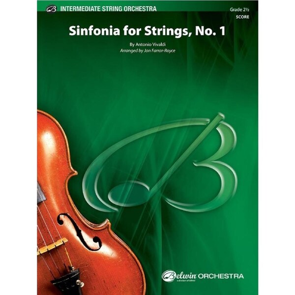 Sinfonia For Strings No 1 String Orchestra Gr 2.5