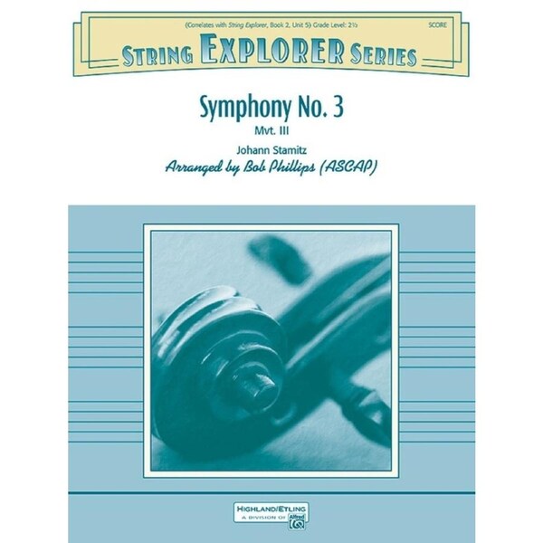 Symphony No 3 Mvt 3 String Orchestra Gr 2.5