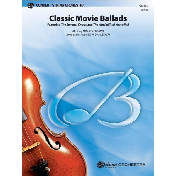 Classic Movie Ballads String Orchestra Gr 3