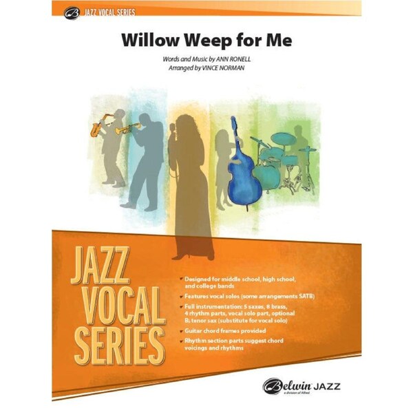 Willow Weep For Me Jazz Ensemble Sheet Music Gr 3