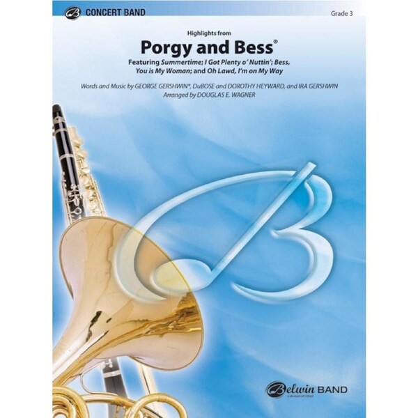 Porgy And Bess Highlights Concert Band Gr 3