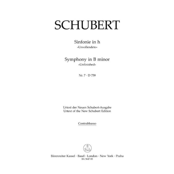 Symphony No 7 Unfinished for Full Orchestra Sheet Music
