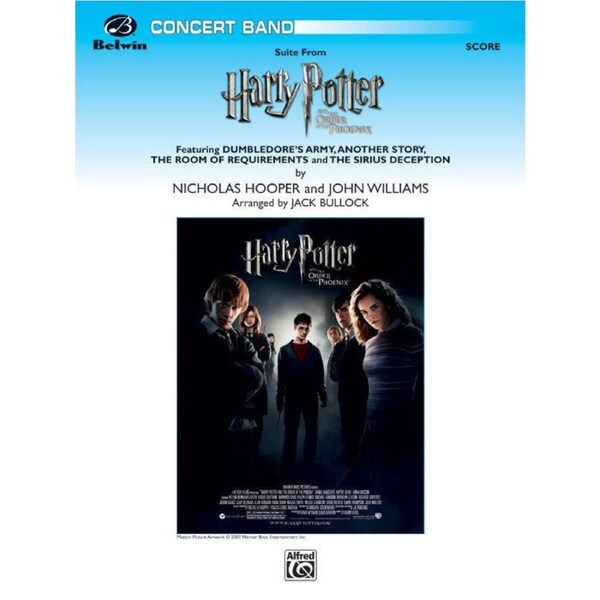 Harry Potter & Order of the Phoenix Concert Band Sheet Music Gr 3