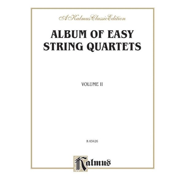 Album of Easy String Quartets Volume II - Chamber Sheet Music