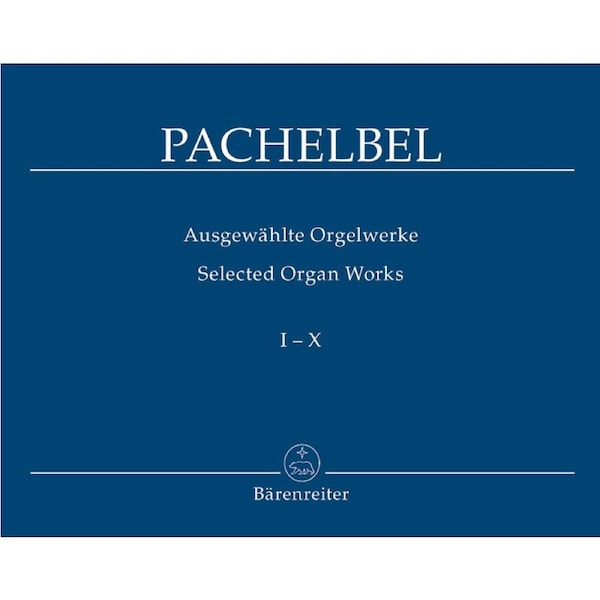 J C Bach 44 Choral Preludes for Organ Sheet Music