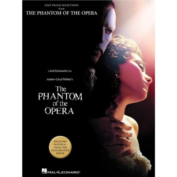 Phantom Of The Opera Movie Easy Piano Selections (Softcover Book)