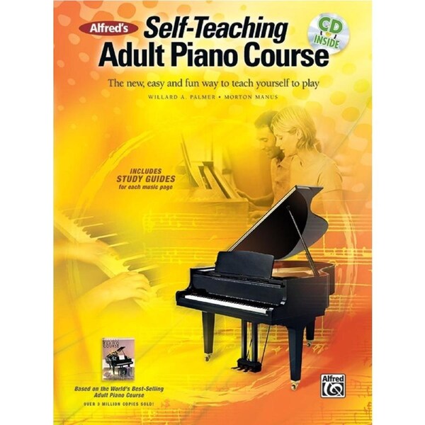 Alfreds Self-Teaching Adult Piano Course Book/DVD/CD