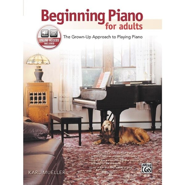 Beginning Piano For Adults Book/CD