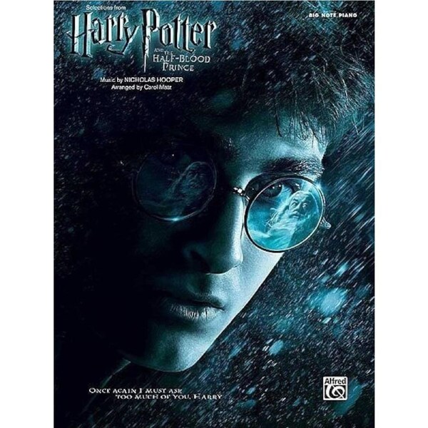 Harry Potter and The Half-Blood Prince Big Note Piano Book