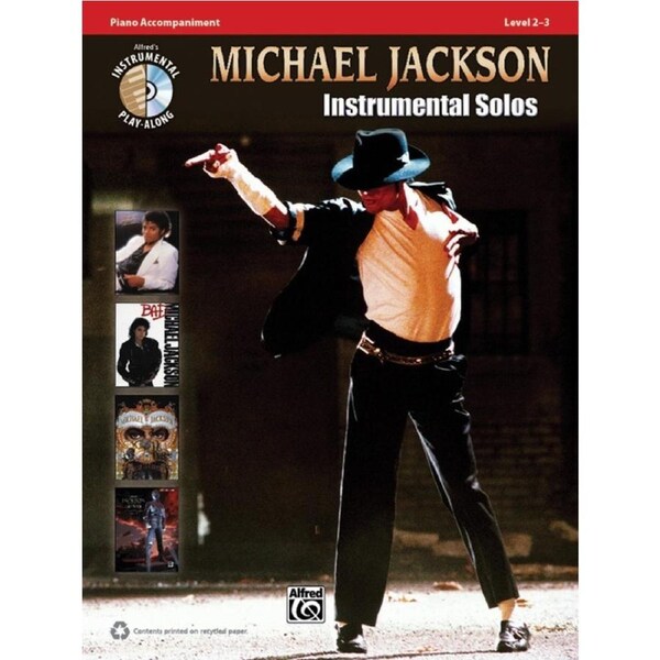 Michael Jackson Instrumental Solos Piano Acc Book/CD