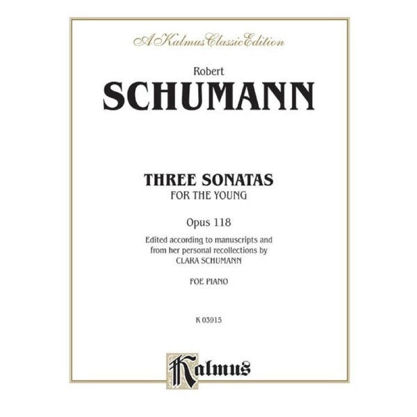 3 Sonatas Op. 118 Piano Sheet Music