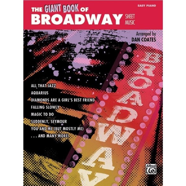 The Giant Book Of Broadway Sheet Music Easy Piano