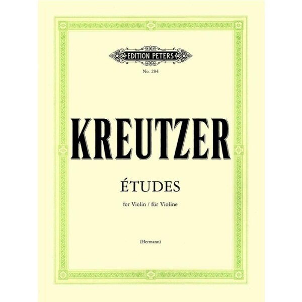 Kreutzer - 42 Studies For Violin (Softcover Book)