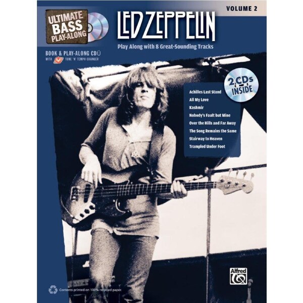 Ultimate Bass Playalong: Led Zeppelin Vol 2 BK/CD