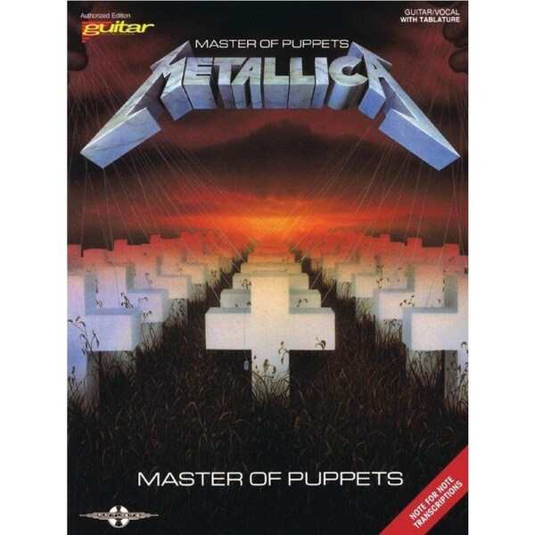 Metallica - Master of Puppets Guitar Tab Songbook