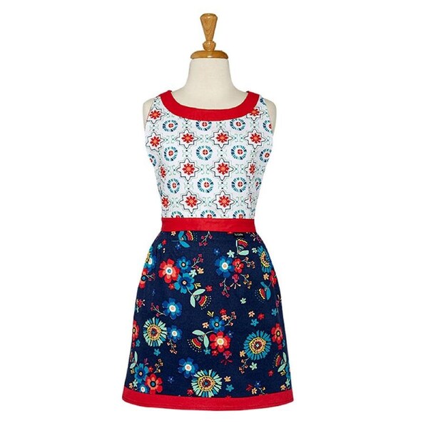 Fiesta Ladies Women Kitchen / BBQ Cotton Apron by Ladelle