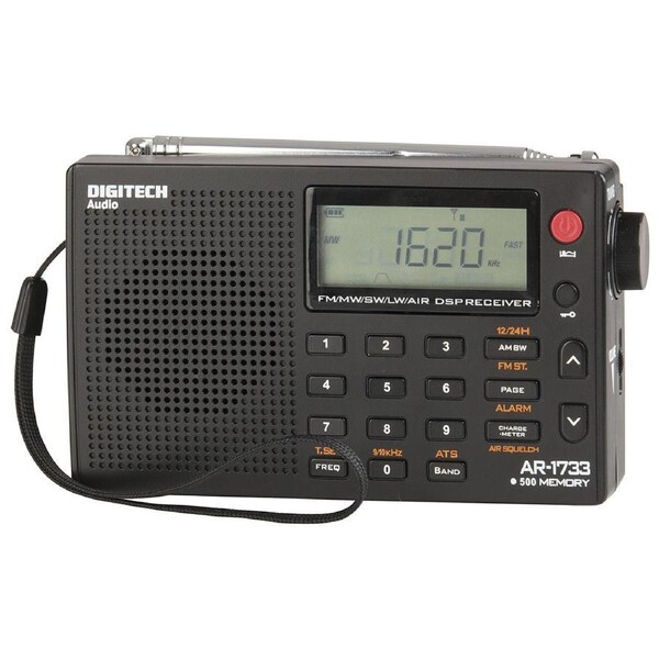 DIGITECH PLL World Band Radio With AM FM SW LW AIR Stations