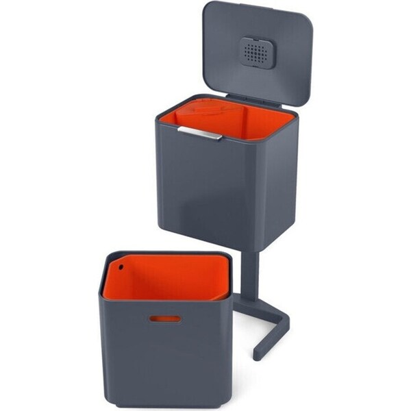 Joseph Joseph Totem Max 60L Waste Separation Bin - Graphite