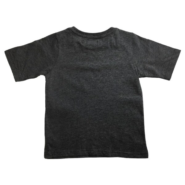 KIDS PLAIN T SHIRT Childrens Child 100% COTTON Boys Girls Basic Blank Tee Top Grey Marle / 14