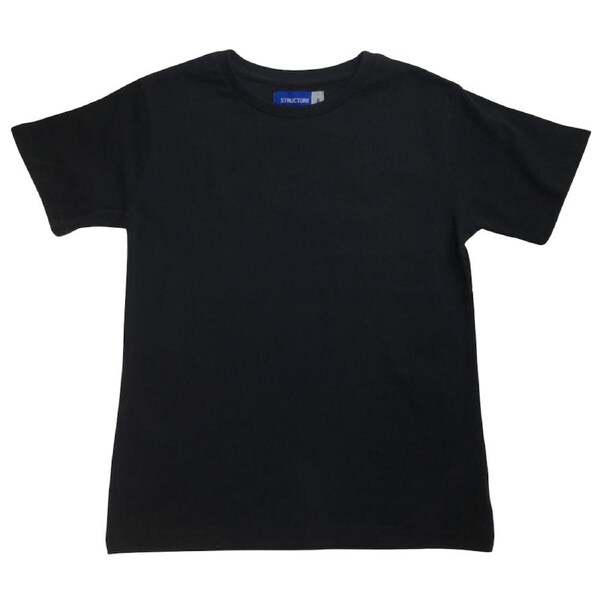 KIDS PLAIN T SHIRT Childrens Child 100% COTTON Boys Girls Basic Blank Tee Top Red / 12